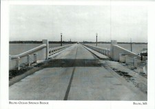 "Biloxi-Ocan Springs Bridge" /Biloxi, Mississippi/ (Cartolina) {C54}-