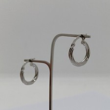 ORECCHINI A CERCHIO TORCION IN