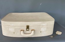 Valigia in pelle Panna