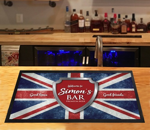 Personalised bar runner - bar, mat