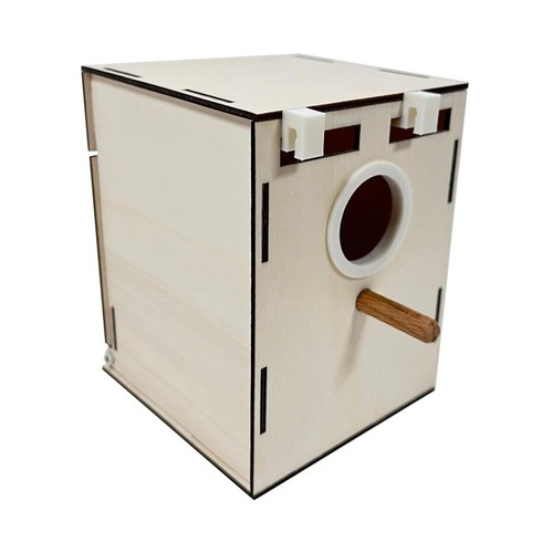 Finch wooden nest box - finch,