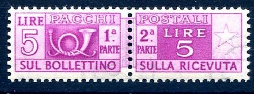 Italia 1947 pacchi postali - italia,