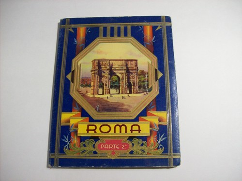 Vintage rome souvenir postcard - rome,