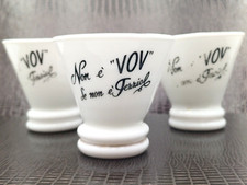 VOV PEZZIOL , TAZZINE PUBBLICITARIE VINTAGE 3 PEZZI