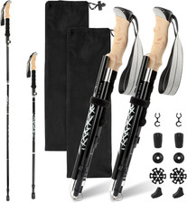 Bastoni Trekking, Bastoni Trekking Bastoncini Da Trekking Pieghevoli E Antiurto 