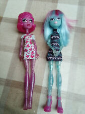 2 BAMBOLE MONSTER HIGH Ice & Blob rosa e blu - corpi e capelli intercambiabili