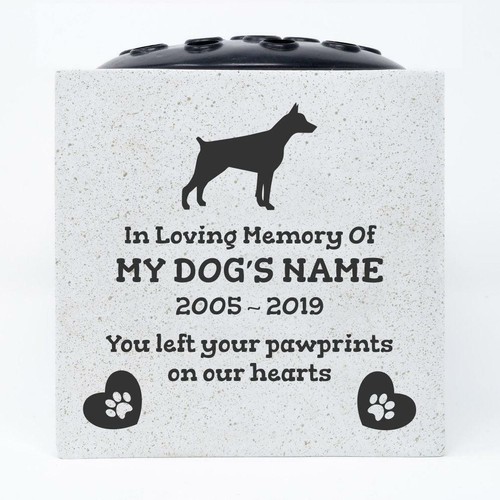 Dobermann vaso fioriera - dobermann,