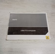 Libretto Uso E Manutenzione Renault Trafic 2001 / 2014 Italiano Istruzioni