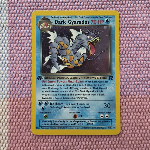 Dark gyarados raro team - gyarados,
