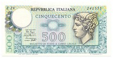 500 LIRE BIGLIETTO DI STATO