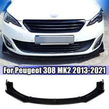 PER Peugeot 308 II 2013-2021 SPOILER LAMA SOTTO PARAURTI ANTERIORE SPLITTER
