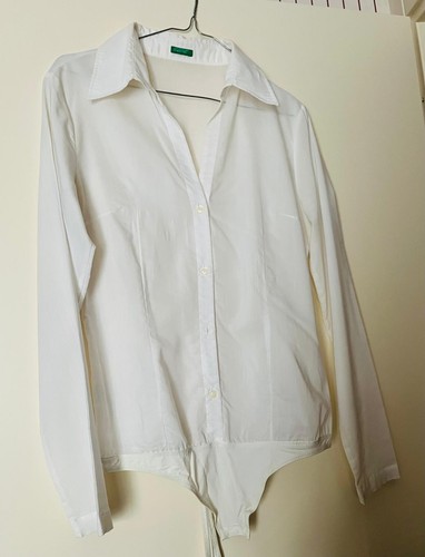 Benetton camicia body - camicia-body, bianca