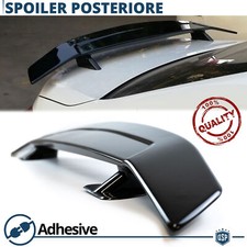 SPOILER Universale Posteriore Auto Alettone Tuning Sport Adesivo NERO per Cofano