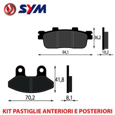 KIT PASTIGLIE FRENO ANTERIORI