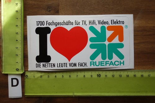 Alter aufkleber hifi video - video, tv