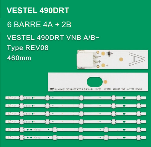 Kit barre led per vestel - kit, tv