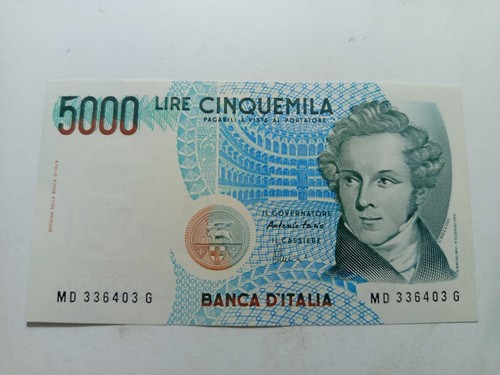 5000 lire bellini - bellini, d