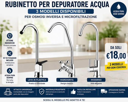 Rubinetto depuratore acqua - rubinetto,