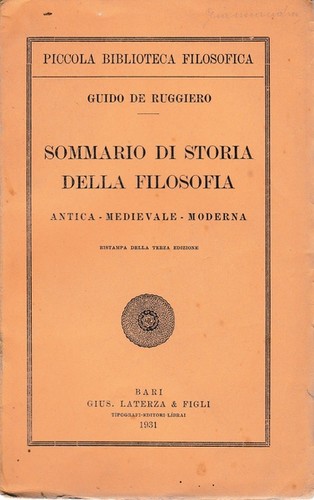 Sommario storia della - sommario,
