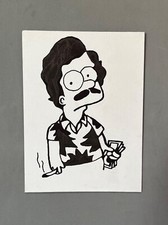 BART SIMPSON DISEGNO SU TELA