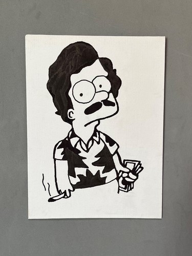 Bart simpson disegno tela - disegno, su
