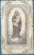 NOSTRA SIGNORA DEL S. CUORE DI GESU'. Santino traforato prod.  italiana, 1875