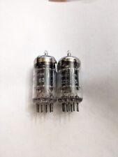 2x ECC83/12AX7 SIEMENS & HALSKE valvole ribbed plates doppio supporto O getter