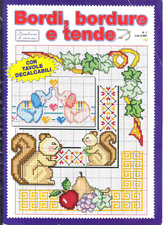 Rivista, Ricamo, Bordi, bordure e tende