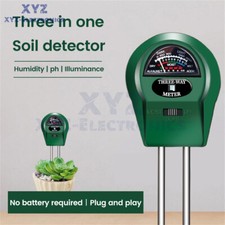 Sensore Umidità/PH/Luce Solare 3 in 1 Rilevatore Sensore Umidità Suolo Piante Misuratore PH