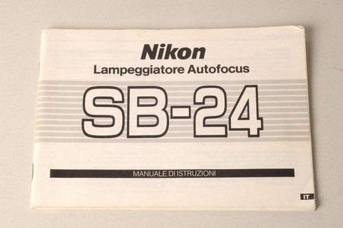 Nikon manuale istruzioni - sb-24,