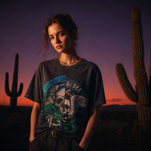 Shirt rock rebel emp - rebel, by