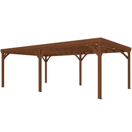 Brown outdoor wood - 12', x