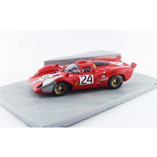 FERRARI 312 P COUPE' N.24 4th DAYTONA 1970 PARKES-POSEY DIORAMA 1:43 Best Model 