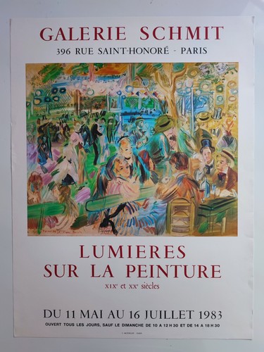 Raoul dufy affiche exposition - raoul,