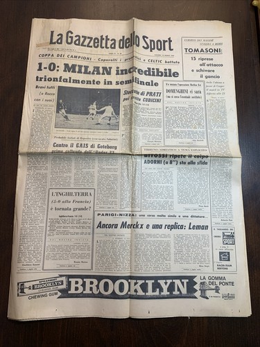 Gazzetta dello sport 1969 - ,