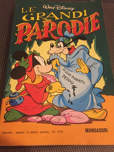 Fumetto grandi parodie - fumetto, walt