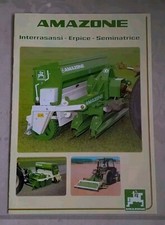 MACCHINA AGRICOLA TRATTORI AMAZONE ERPICE SEMINATRICE FATTORIA FARM Brochure 