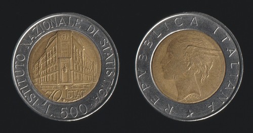 500 lire 1996 istat italia - 1996,