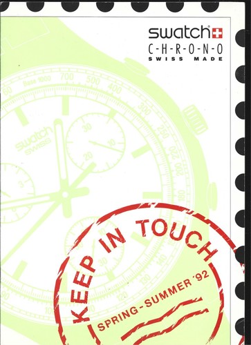 Brochure presentazione swatch - brochure,