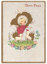 1968 Buona Pasqua cartolina