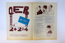 Futurismo Tavola Parolibera Pino Masnata Vita Goliardica in Musi e Muse 1922