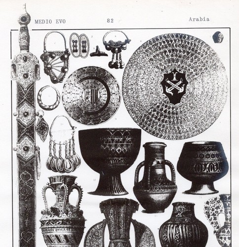 Metalwork ceramiche arabe - metalwork,