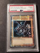YUGIOH! - DRAGO NERO OCCHI ROSSI - TN23 EN003 - 25TH ANNIVERSARY - PSA 9
