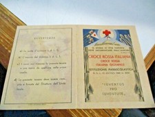 tessera CROCE ROSSA ITALIANA