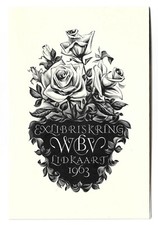 MAARTEN DE JONG: Exlibriskring WBV Lidkkart 1963