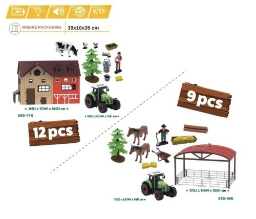 Farm land playset fattoria - farm,