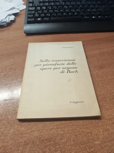 Busoni sulla trascrizione - sulla,