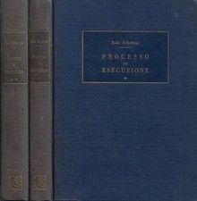 Processo di Esecuzione. Parte I, Parte II. . Italo Schettini. 1962. .