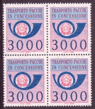 1984 Quartina Trasporto Pacchi