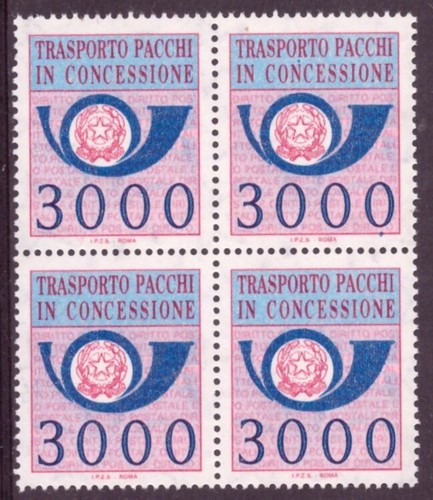 1984 quartina trasporto pacchi - 1984,